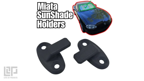 Miata sun shade holders cover