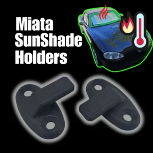 Miata sun shade holders cover