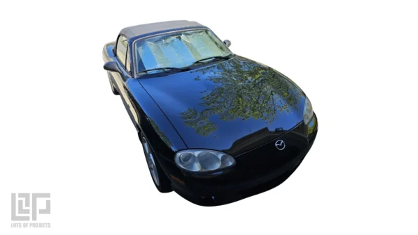 Mazda Miata Sunshade holders installed and functioning