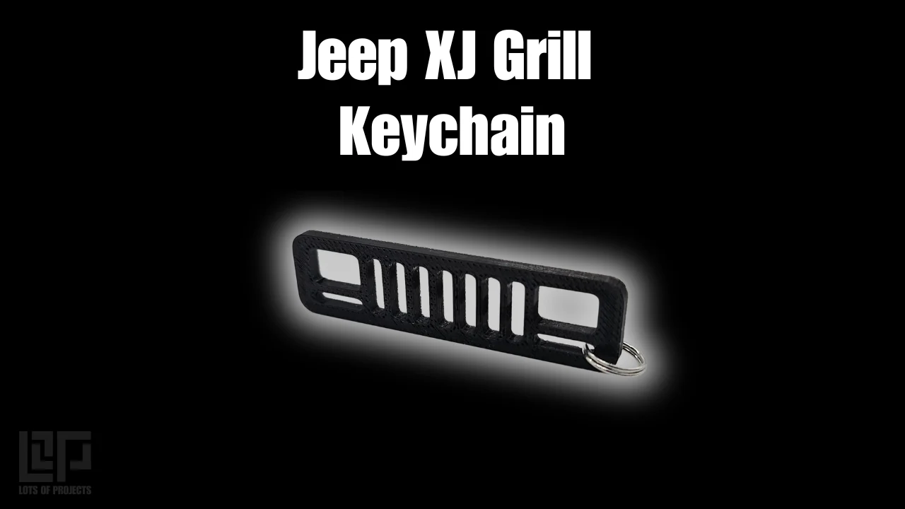 Jeep Cherokee XJ grill keychain