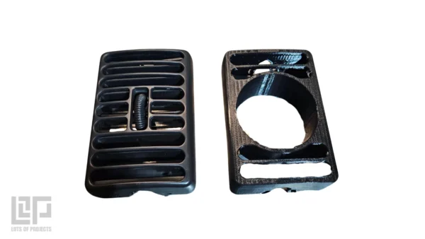 52mm 3D printed gauge pod holder for Jeep XJ and TJ